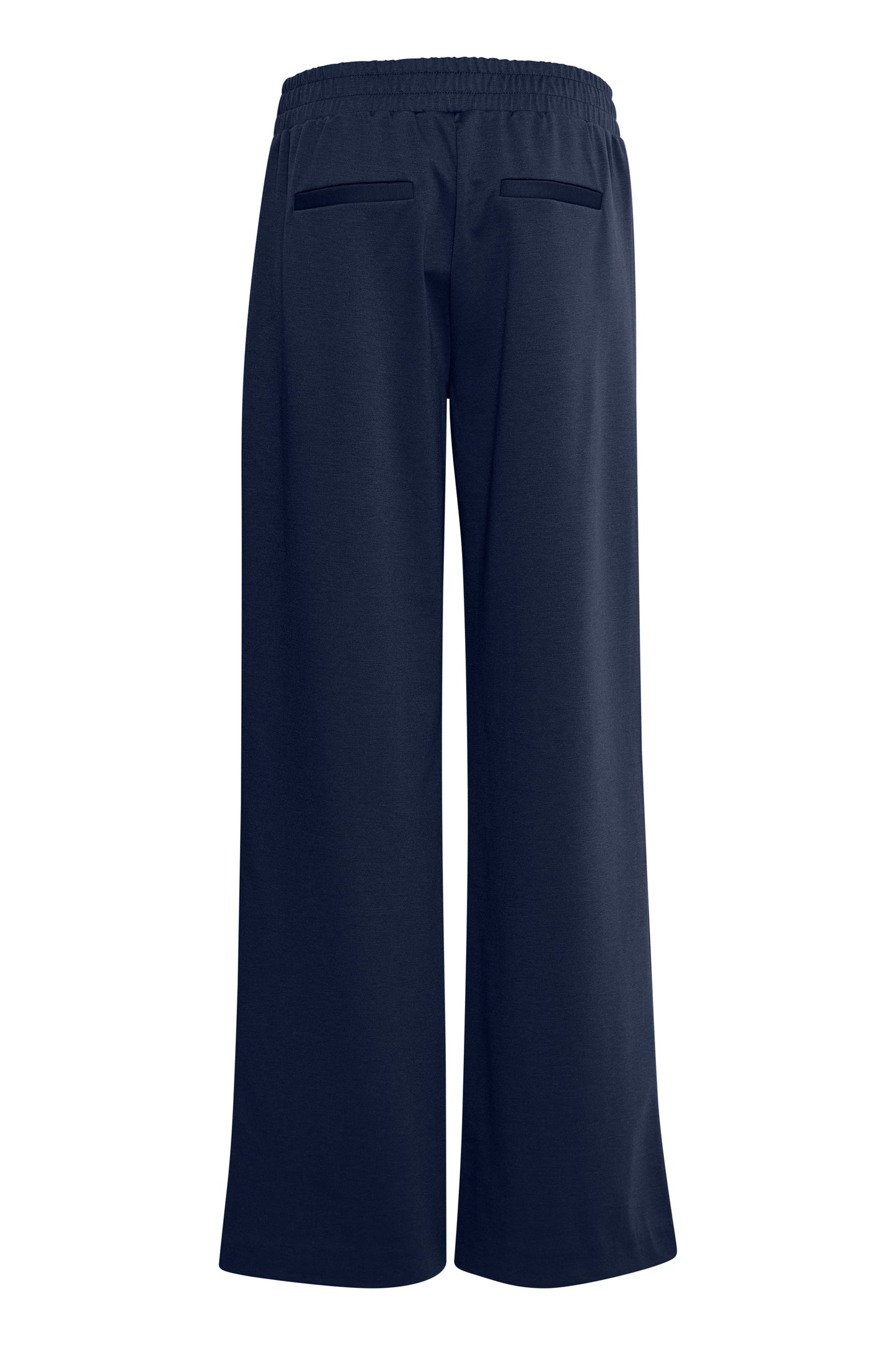 BY - Rizetta Jersey Wide Trousers - Copenhagen Night