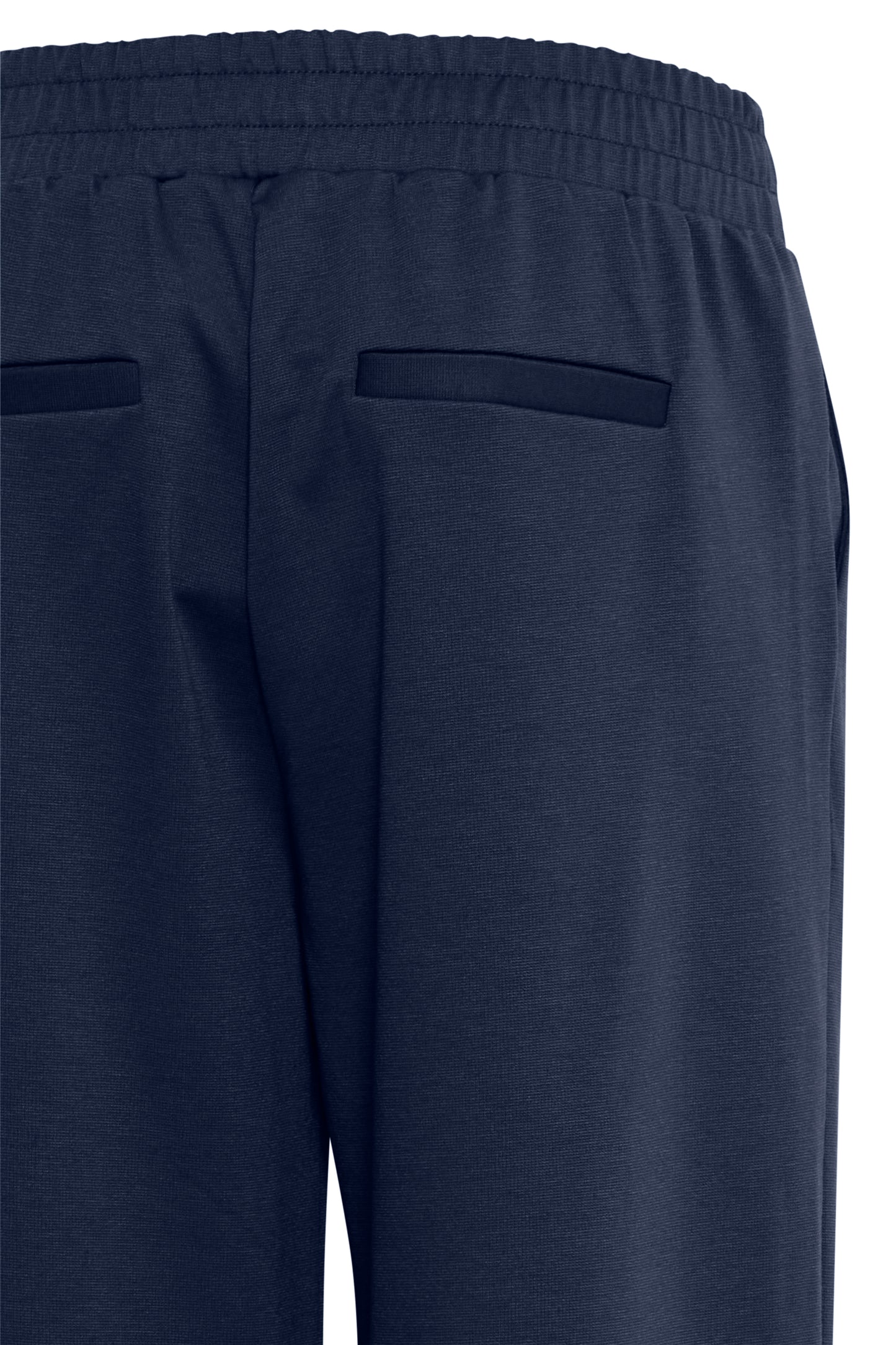 BY - Rizetta Jersey Wide Trousers - Copenhagen Night