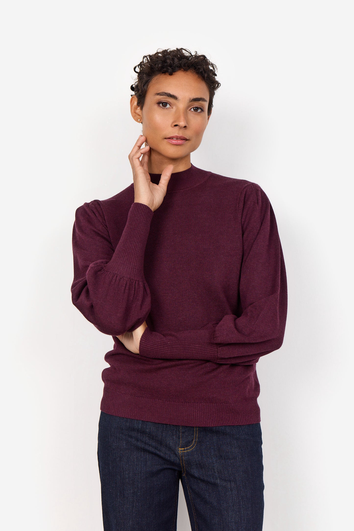 SC - Dollie 666 Jumper - Wine