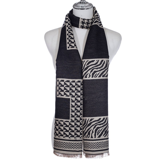 PL - Energy Scarf - Black/Cream Mix