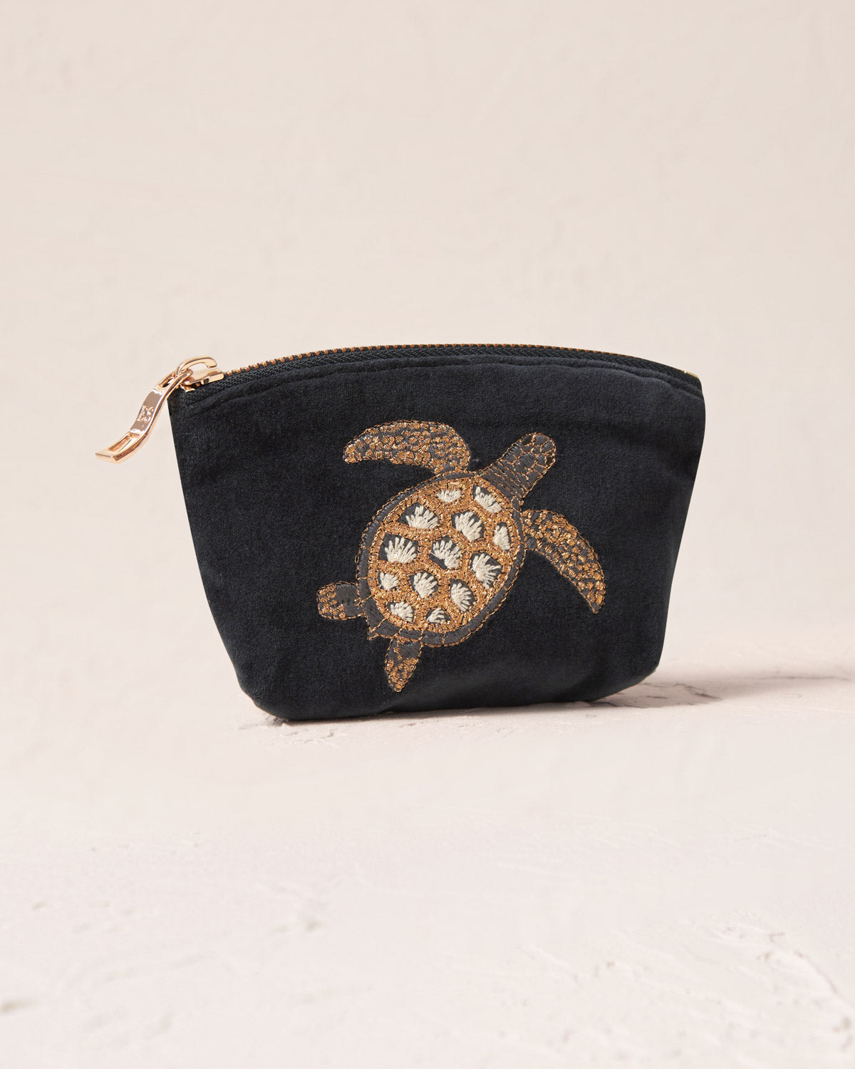 Turtle Conservation Charcoal Coin Purse